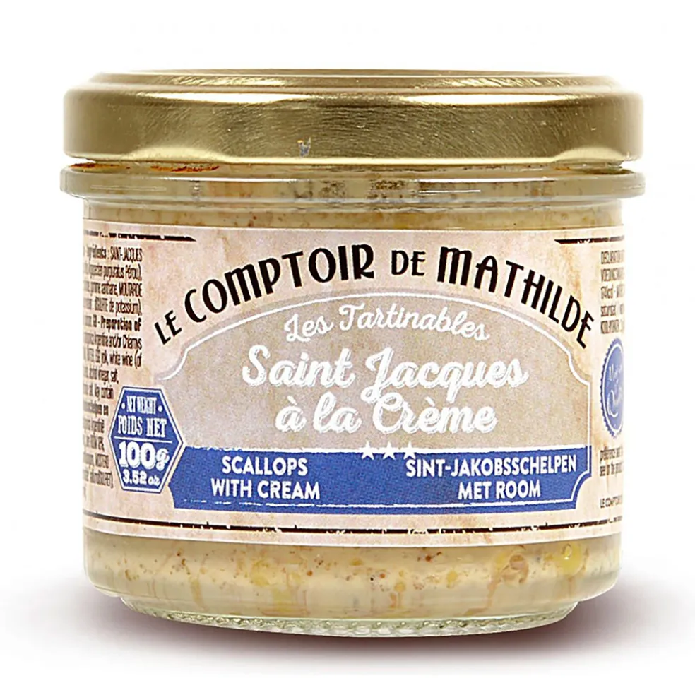 Saint jacques à la crème 100g