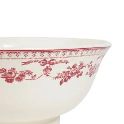 Saladier en faïence bordeaux - faustine