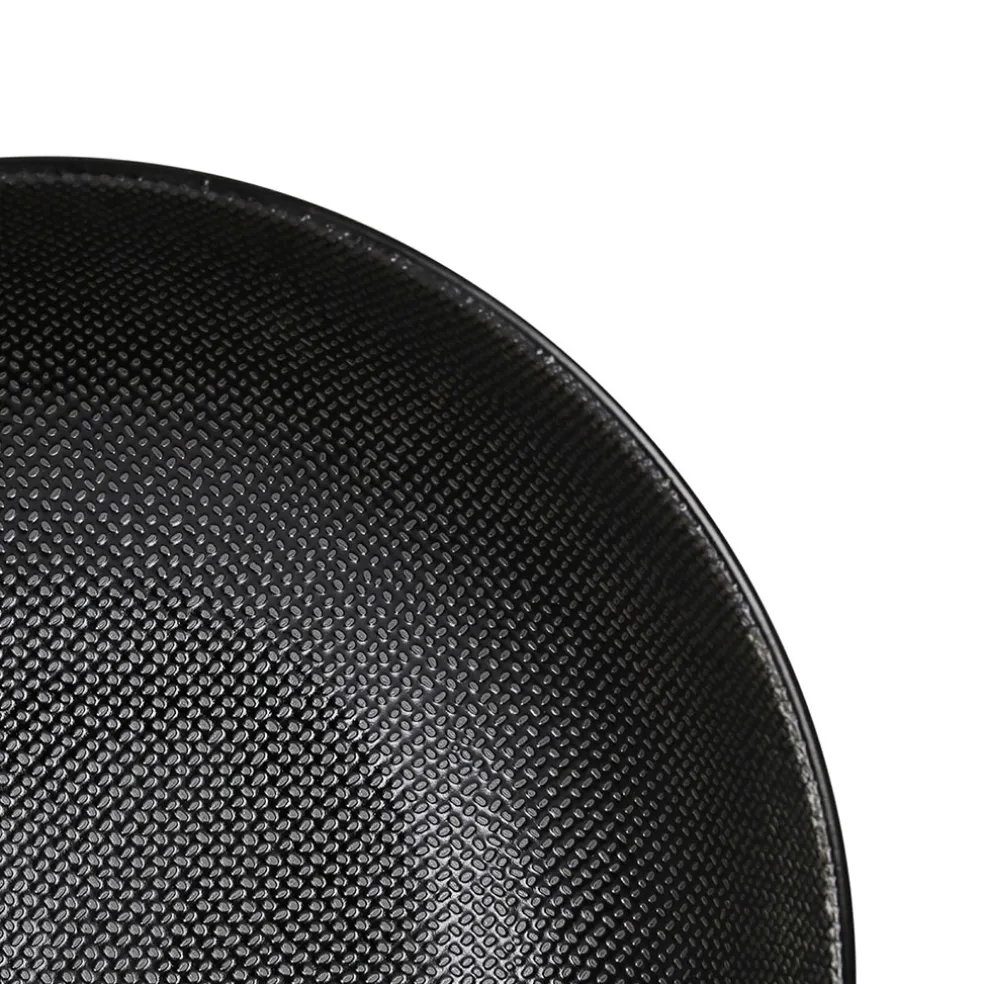 Saladier en grès noir - vesuvio