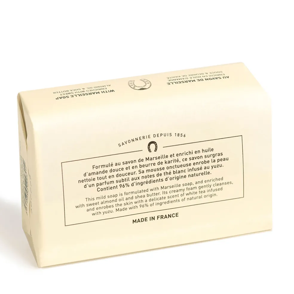 Savon doux parfumé - thé blanc et yuzu 125g
