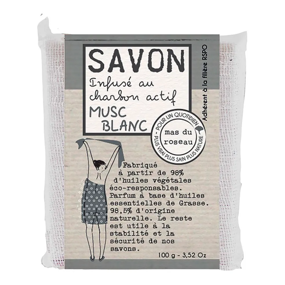 Savonnette parfumée musc blanc 100gr