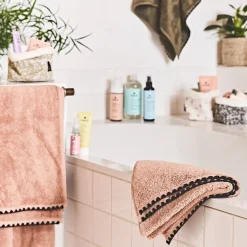 Serviette de bain en coton cimarron 90x140cm - Issey