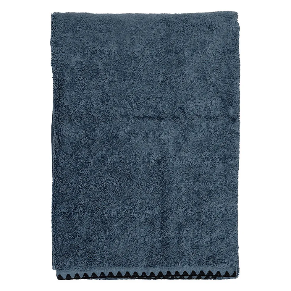 Serviette de bain en coton turquin 140x90cm - Issey