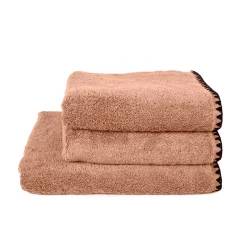 Serviette de bain en coton cimarron 50x100cm - Issey