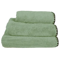 Serviette de douche en coton amande 90x140cm - Issey