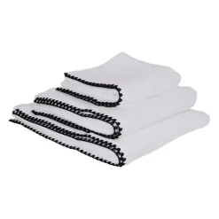 Serviette de douche en coton blanc 90x140cm - issey