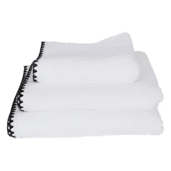 Serviette de douche en coton blanc 90x140cm - issey