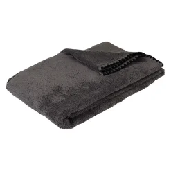 Serviette de douche en coton granit 90x140cm - Issey