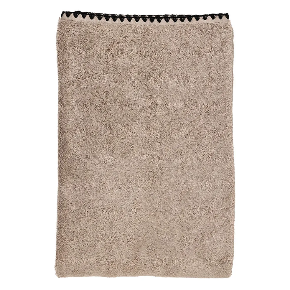 Serviette de toilette en coton lin 30x50cm - Issey