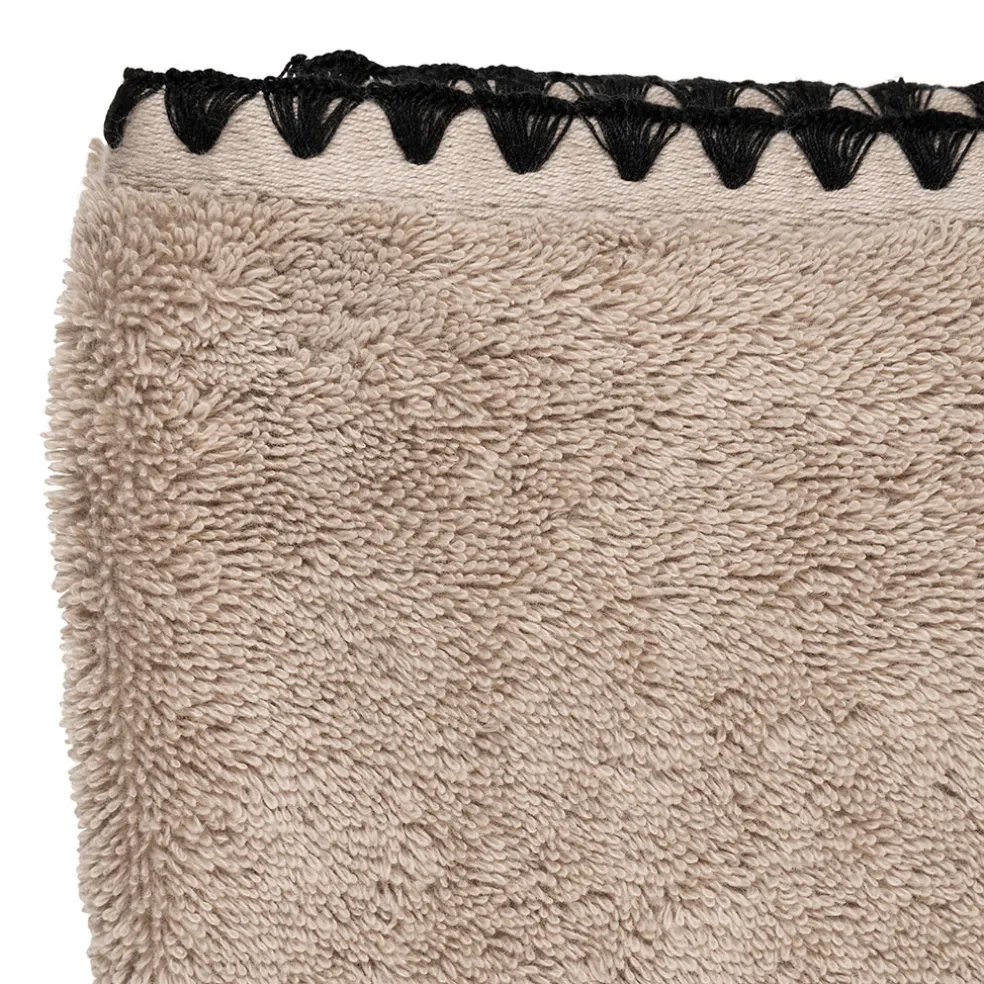 Serviette de toilette en coton couleur lin 50x100cm - Issey