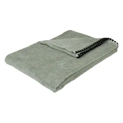 Serviette de toilette en coton celadon 50x100cm - Issey