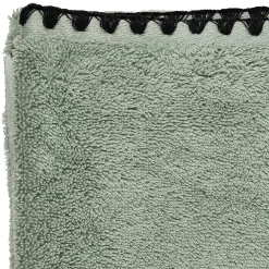 Serviette de toilette en coton celadon 50x100cm - Issey