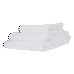 Serviette de toilette issey blanc 50x100cm en coton
