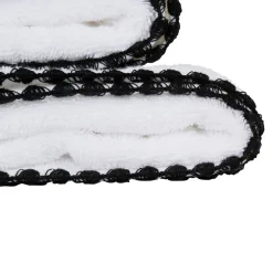 Serviette de toilette issey blanc 50x100cm en coton