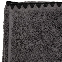 Serviette de toilette issey granit 50x100cm en coton