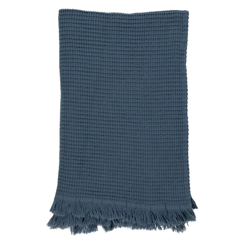 Serviette invite en coton turquin 50x30cm - Timor