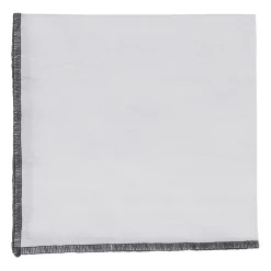 Serviette x2 corino blanc 35x35cm coton lavé 170g/m2