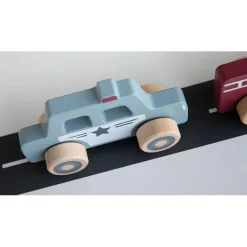 Set ambulance, camion de pompiers, voiture de police