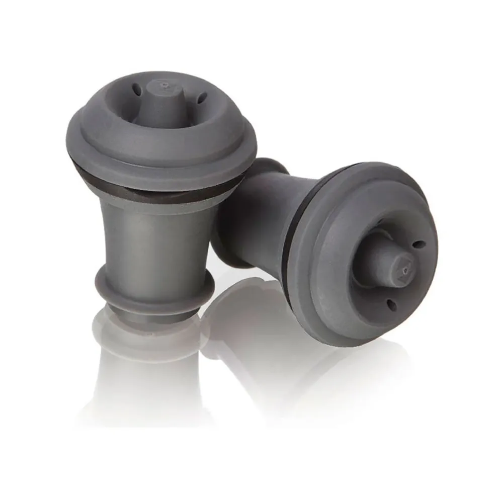 Set de 2 bouchons gris