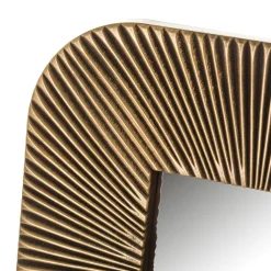 Set de 3 miroir doré en polypropylene 25x25cm