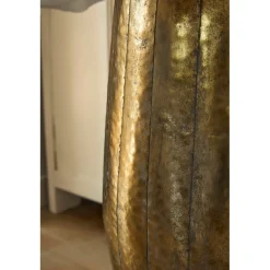 Set de 2 vases en fer doré d45xh80cm - Baca