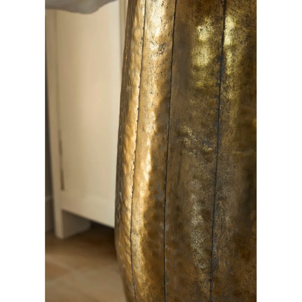 Set de 2 vases en fer doré d45xh80cm - Baca