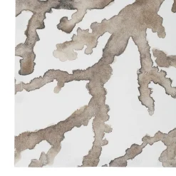 Set de table blanc et brun - estran