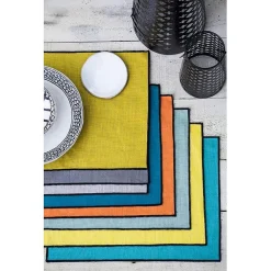 Set de table en lin blanc 35x48cm - Borgo