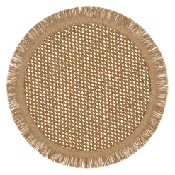 Set de table en papier naturel 38x38cm - Franja