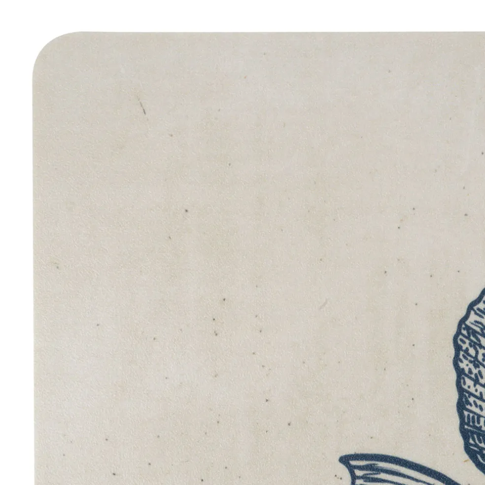 Set de table poisson bleu 30x45cm - Turbot