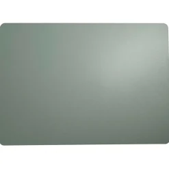 Set de table rectangle en simili cuir vert menthe 46x33cm - Optic