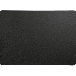 Set de table rectangle simili cuir noir 46x33cm - Optic