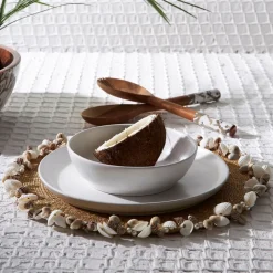 Set de table rond en jonc de mer naturel d36cm - Cauri