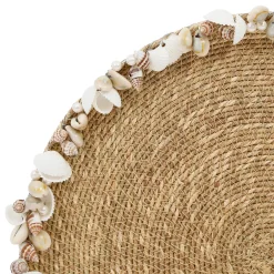 Set de table rond en jonc de mer naturel d36cm - Cauri