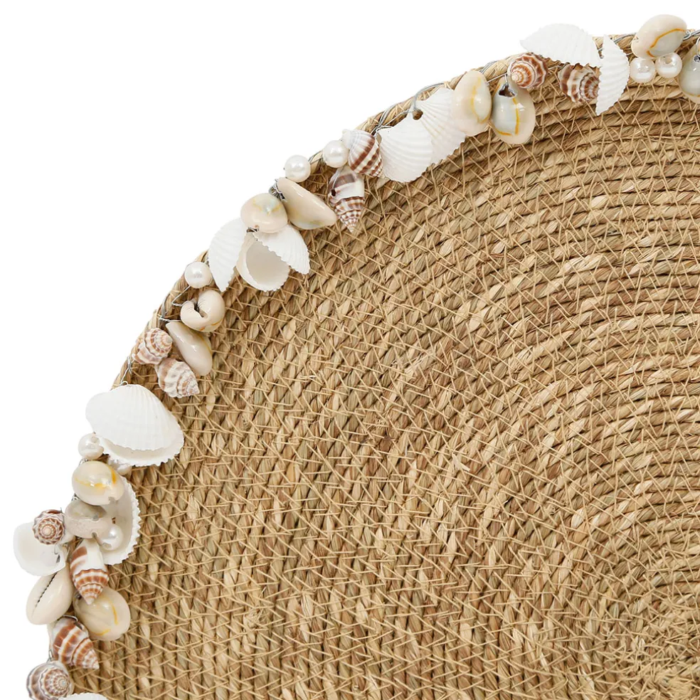 Set de table rond en jonc de mer naturel d36cm - Cauri