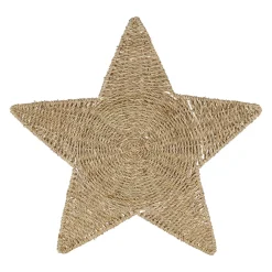 Set de table étoile en jonc de mer naturel 44.5x44.5cm - Borneo