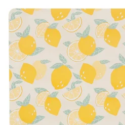 Set table retro summer jaune 43.5x28.5cm polypropylene