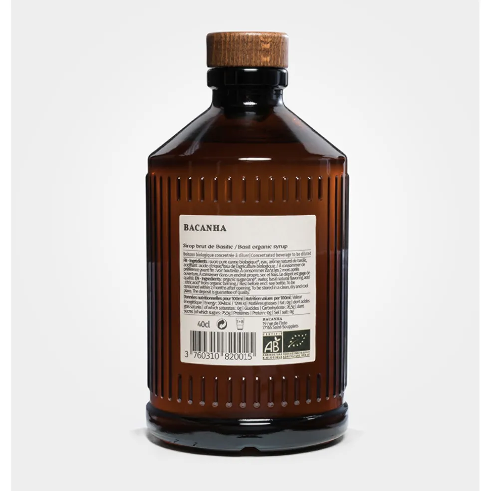 Sirop Brut de Basilic - 400 ml