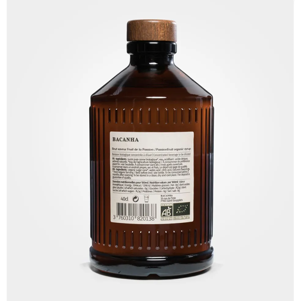 Sirop Brut de Fruit de la Passion - 400 ml