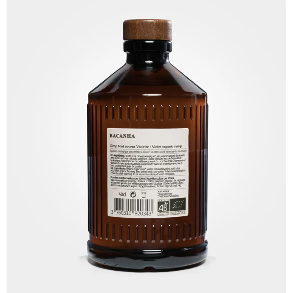 Sirop Brut de Violette - 400 ml