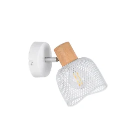 Spot 1 lumière en métal h17.5cm blanc - Ottawa