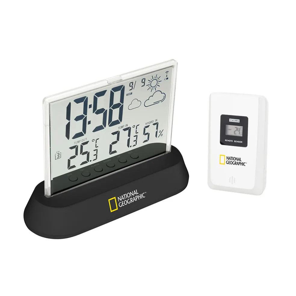 Station météo transparente