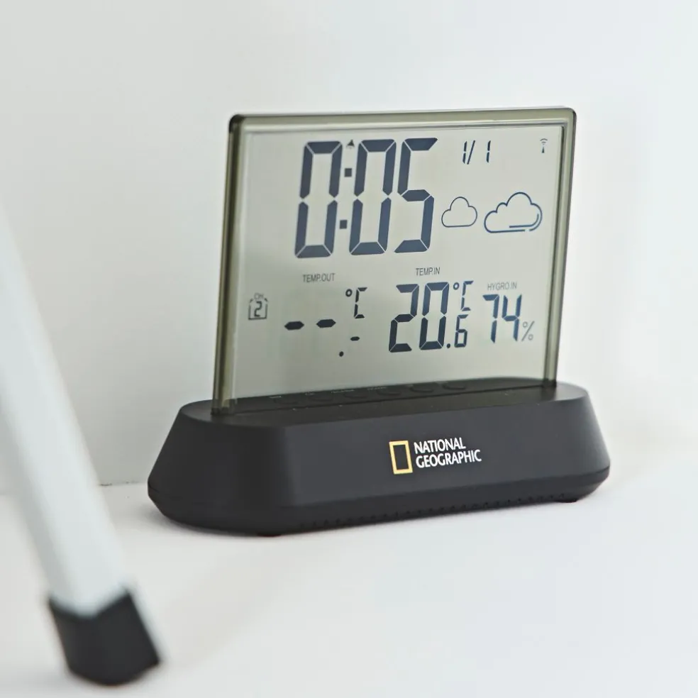 Station météo transparente