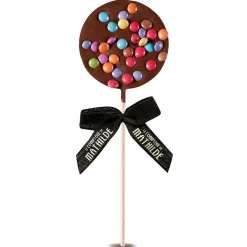 Sucette chocolat au lait surprise partie 50g