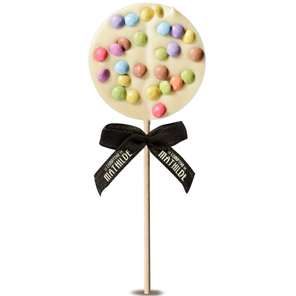 Sucette chocolat blanc surp party 50g