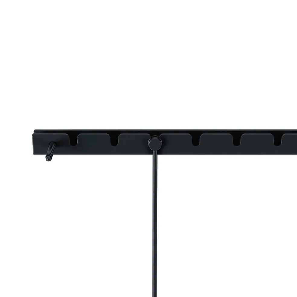 Support 5 cadres suspendu noir