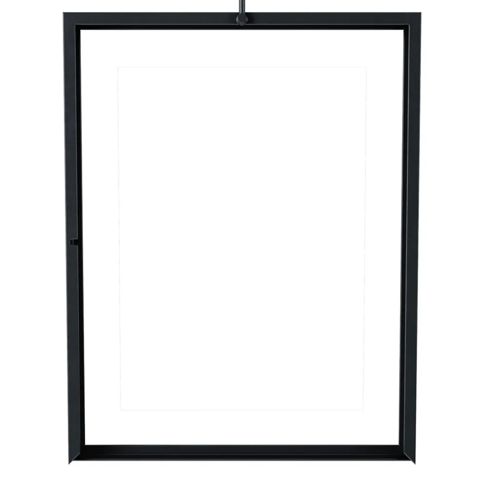 Support 5 cadres suspendu noir