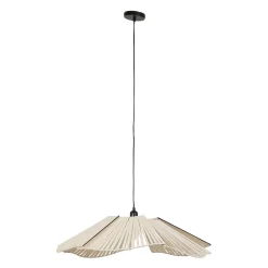 Suspension bohème en coton d41cm crème - Plaka