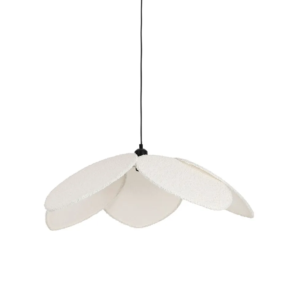 Suspension bouclette écru d70cm