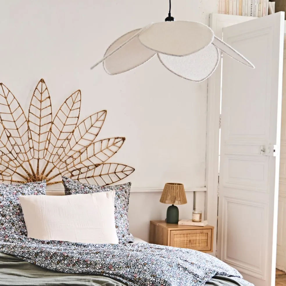 Suspension bouclette écru d70cm